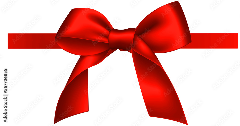 Holiday red bow ribbon gift box element PNG format is easy to use Holiday red bow ribbon gift box element PNG format is easy to use
