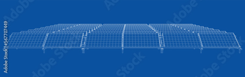 Solar Panel Concept. Vector