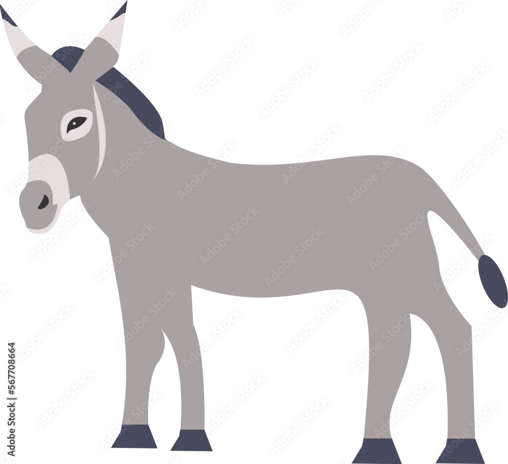 Donkey Vector Icon
