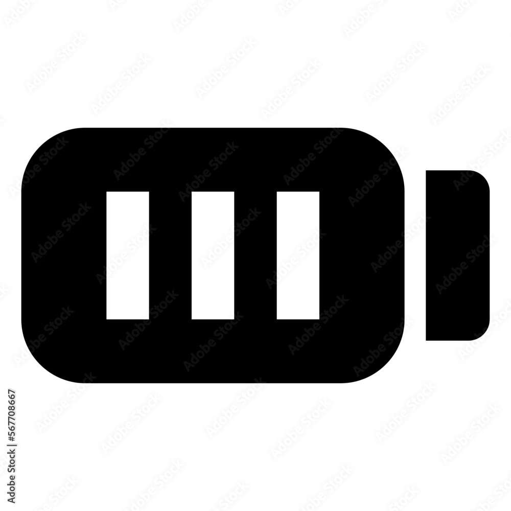 Full Battery glyph icon Full Battery glyph icon
