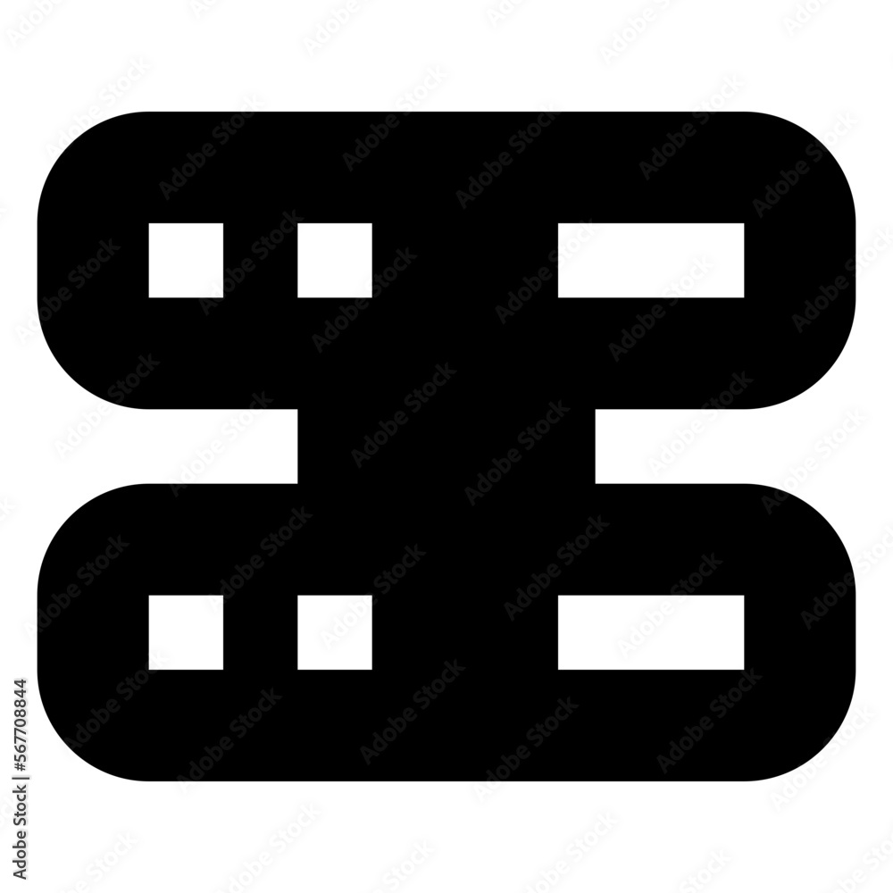 Obraz premium Server glyph icon