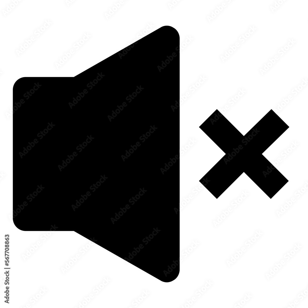 Speaker Error glyph icon