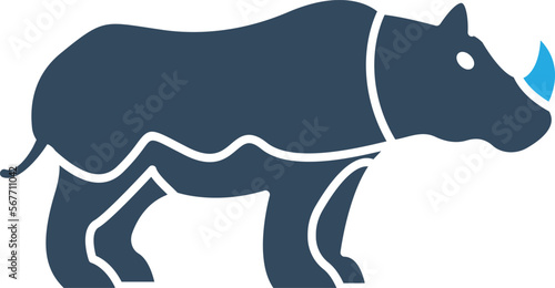 Rhino Vector Icon
