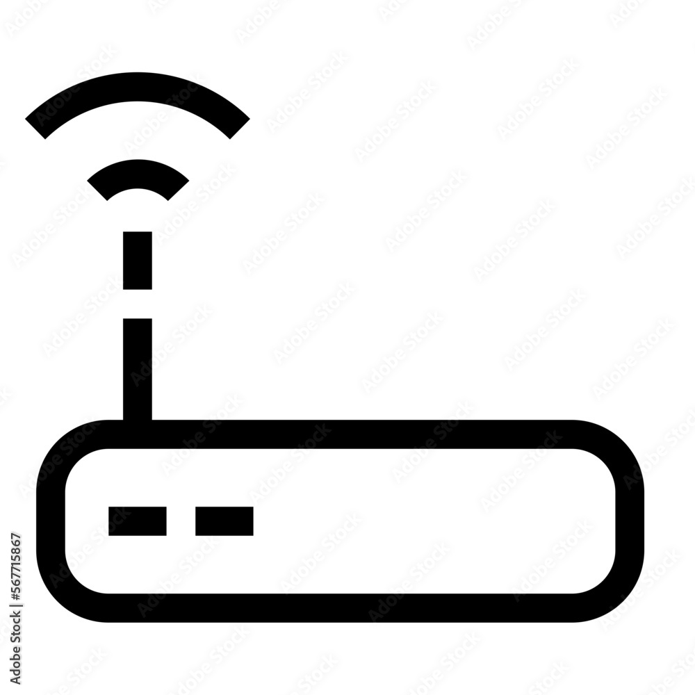 Wifi Router line icon