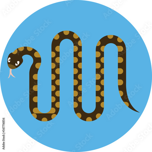 Snake Vector Icon
