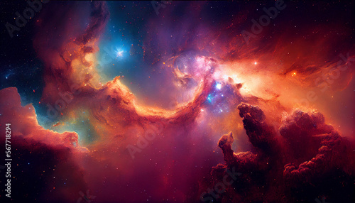 Galaxy Farbenfroh Sterne © Heino