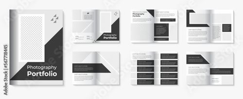 Multipurpose portfolio brochure template with architecture interior portfolio cover design