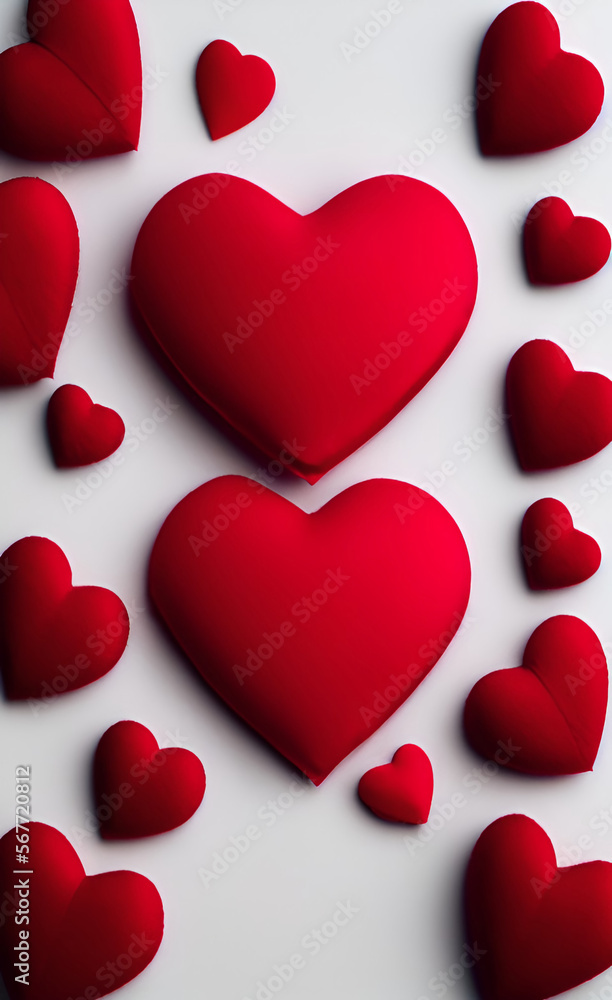 Valentine's Day theme hearts & love couple present ULTRA HD