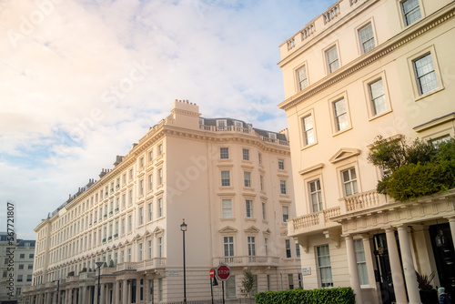 Photography London- Upmarket Georgian properties in Belgravia area of Westminster