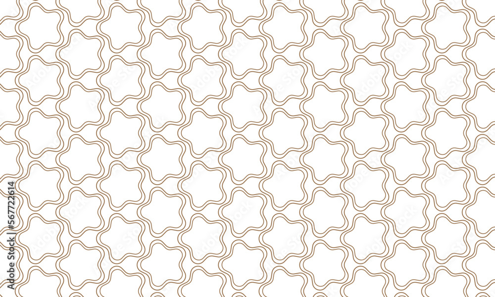 Fototapeta premium Background pattern seamless geometric line abstract gold luxury color vector.