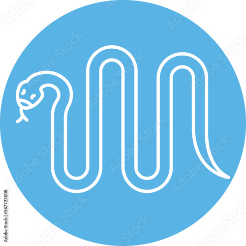 Snake Vector Icon
