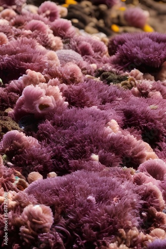 The ground anemone - generative ai