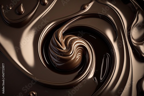 Melted Chocolate Background...
