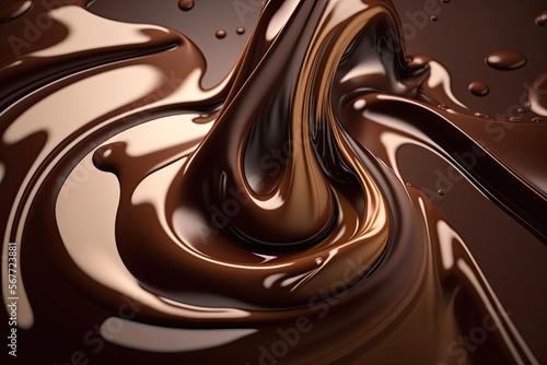 Melted Chocolate Background...