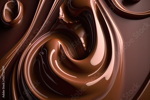 Melted Chocolate Background...