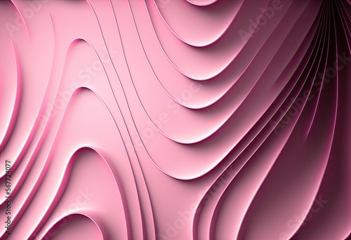 Pink Wave Background (Gener...