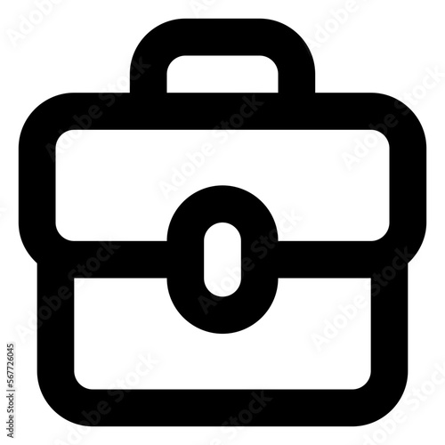 suitcase line icon