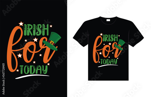 st. patrick's day typography colorful Irish quote vector Lettering t shirt design 