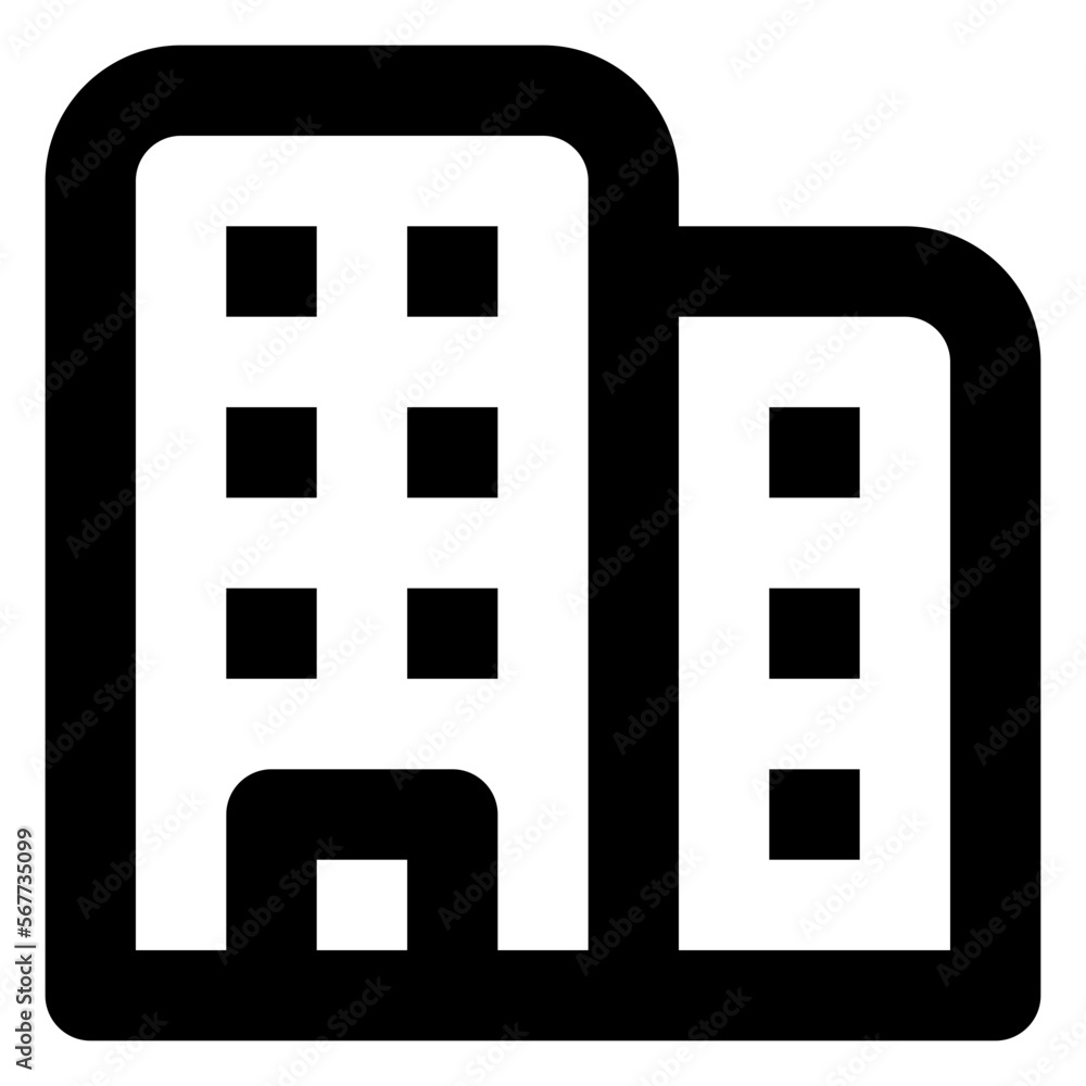 Apartment line icon Apartment line icon