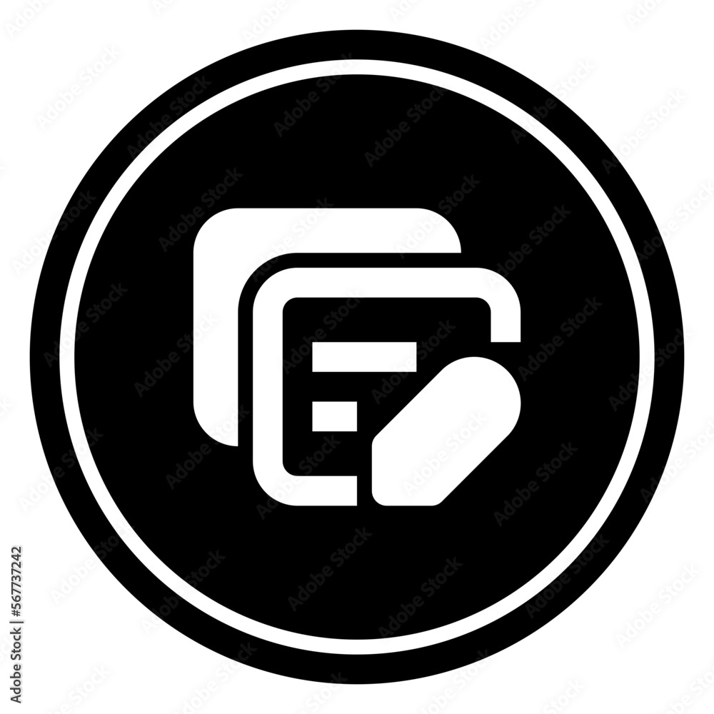 Customer Comments Circular line icon Customer Comments Circular line icon