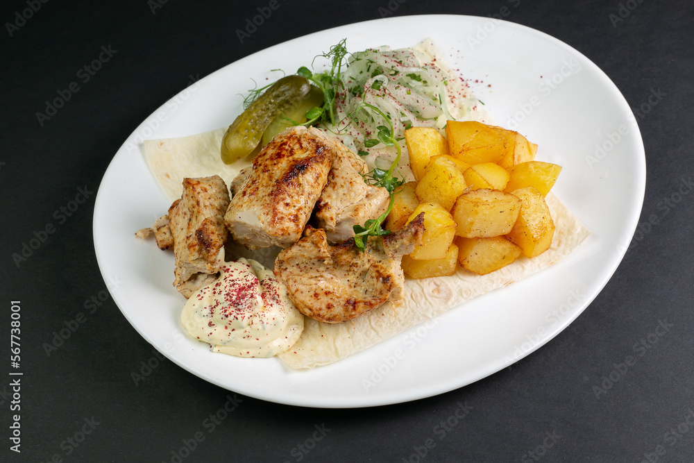 chicken with potatoes chicken with potatoes