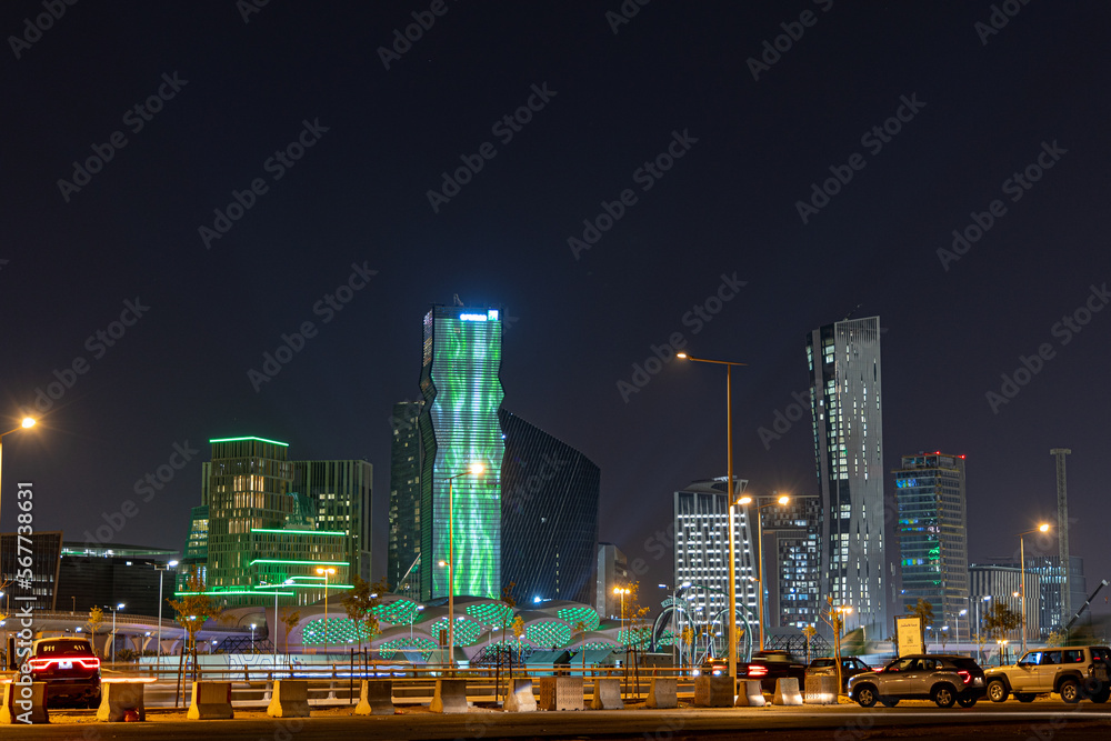 King Abdullah Financial Towers in the Kingdom of Saudi Arabia, Riyadh