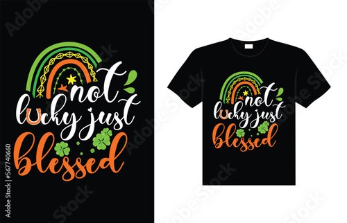 st. Patrick's day typography colorful Irish quote vector Lettering t-shirt design 