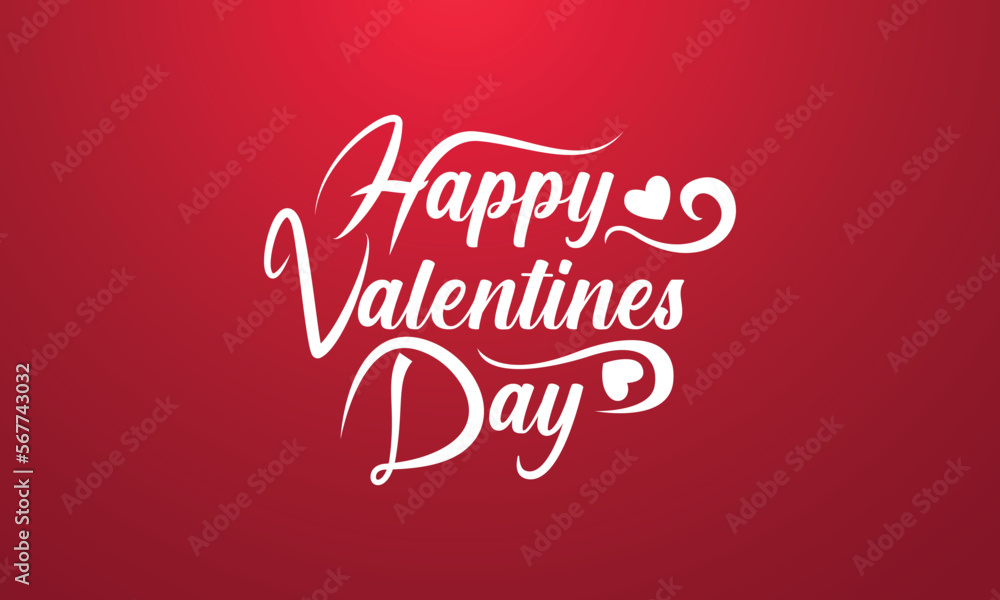 Happy Valentine's day, Love card, Valentine's Day red Banner. Happy Valentine's day, Love card, Valentine's Day red Banner.