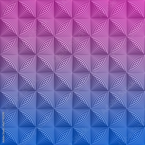 立体的な模様の背景イラスト、幾何学模様のシームレスパターン、ジオメトリック模様のリピートパターン,
繰り返し模様のイラスト