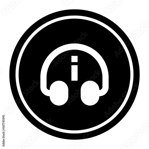 Costumer Service Circular line icon