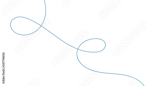 linea singola, semplice, concetto movimento
