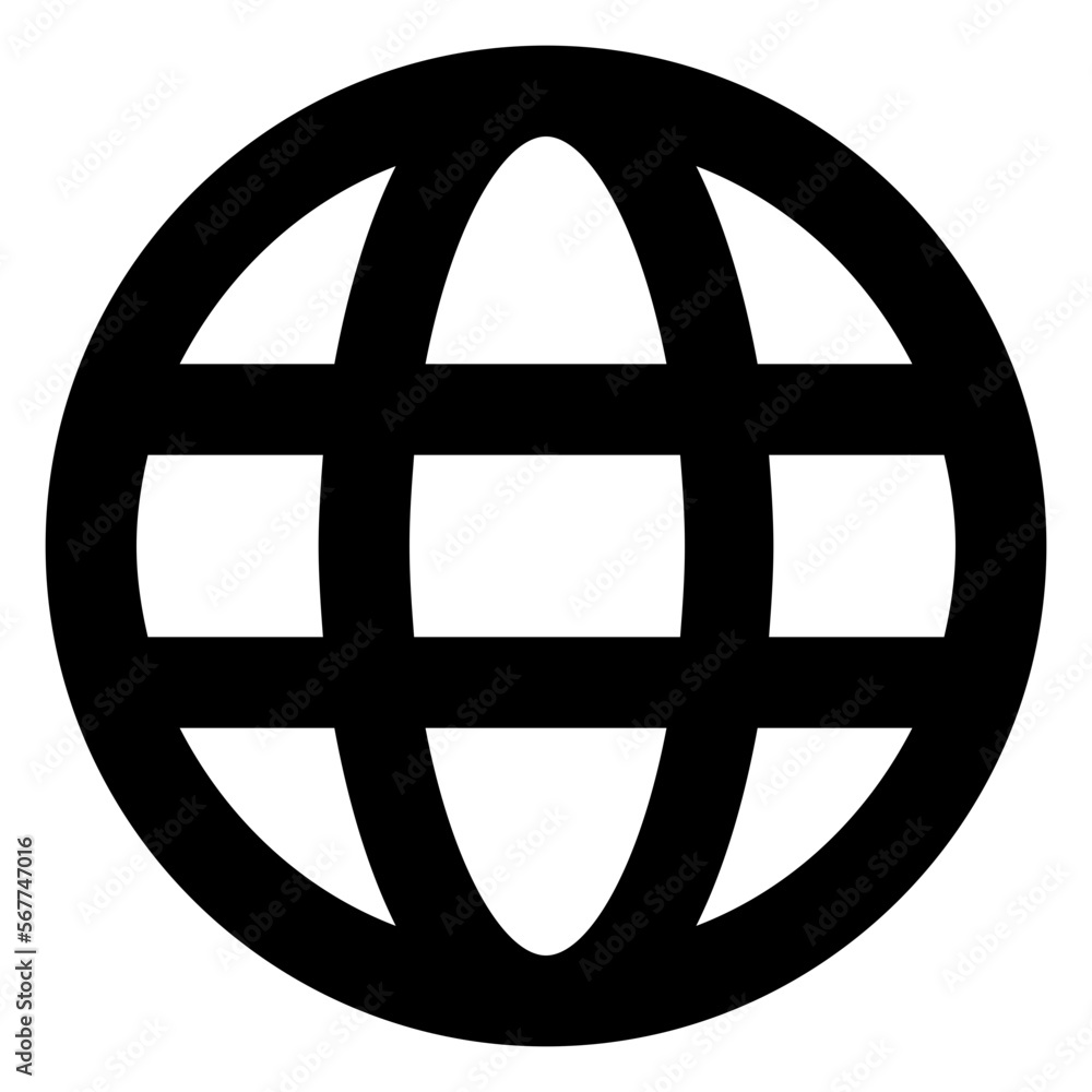 Global Distribution line icon Global Distribution line icon