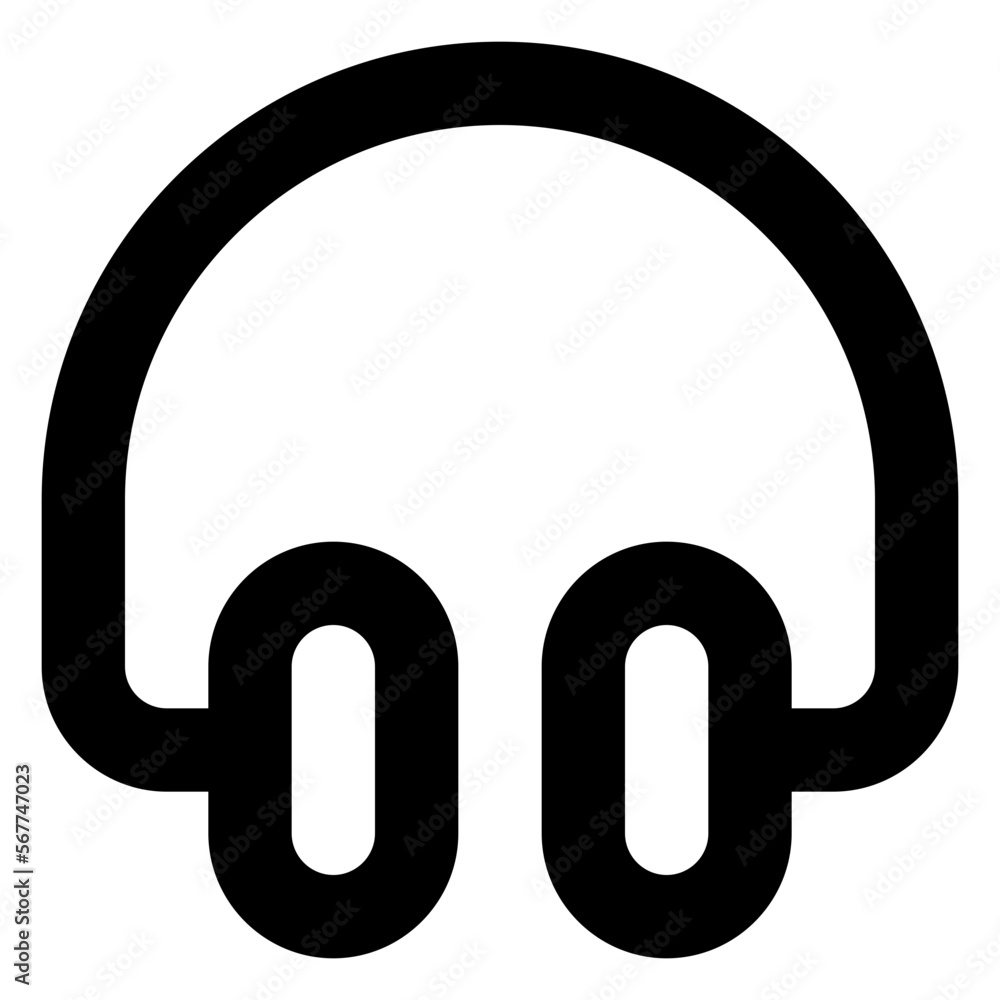 Headset line icon Headset line icon