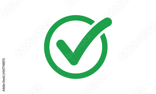 checklist, check mark, check logo stylized creative design template