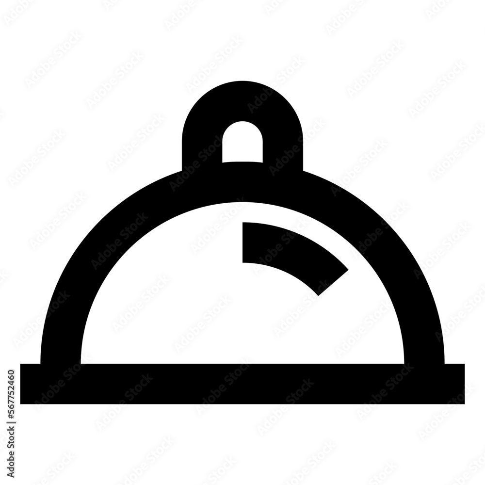 Cloche line icon Cloche line icon