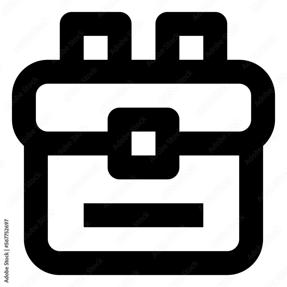 Backpack line icon Backpack line icon