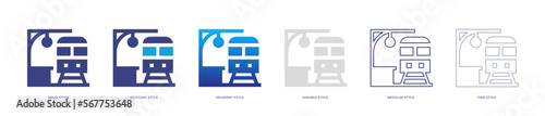 Renewable energy icon set full style. Solid, disable, gradient, duotone, regular, thin. Vector illustration and transparent icon.