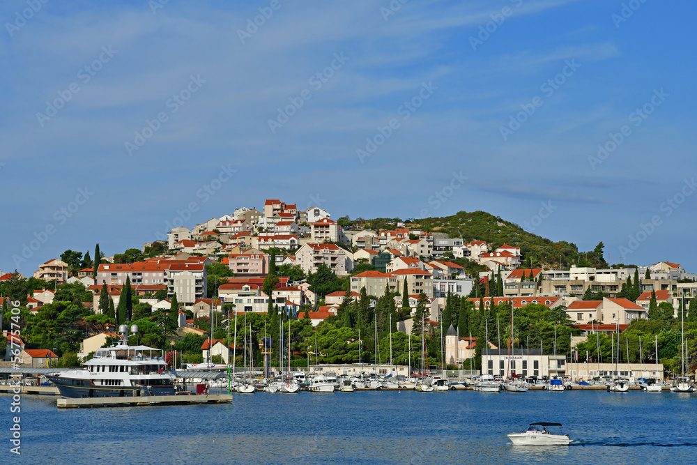 Dubrovnik; Croatia - august 29 2022 : new harbour