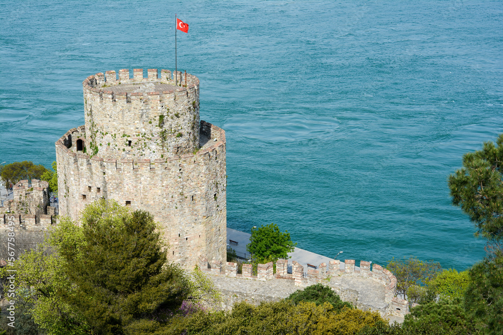 Detail From Rumeli Hisari (Rumelian Castle), Istanbul, Turkey