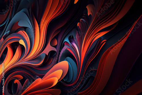 Abstract colorful background  Ai generated