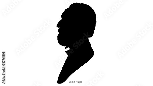 Victor Hugo silhouette