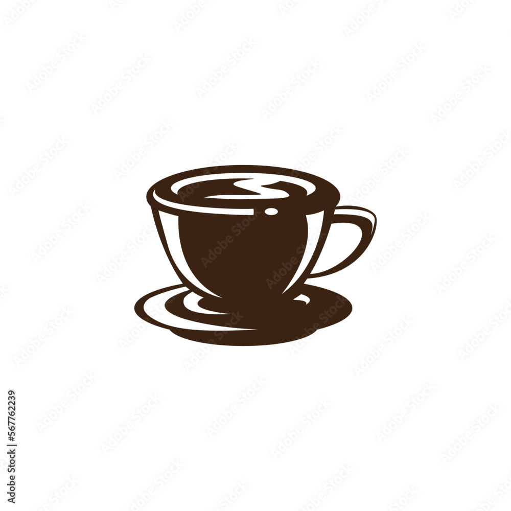 coffee cup logo design abstract vector illustration coffee cup logo design abstract vector illustration