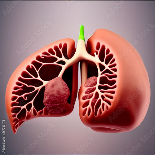 Tablou canvas lung cancer arise in the pathologic emphysematous lung or cystic lung