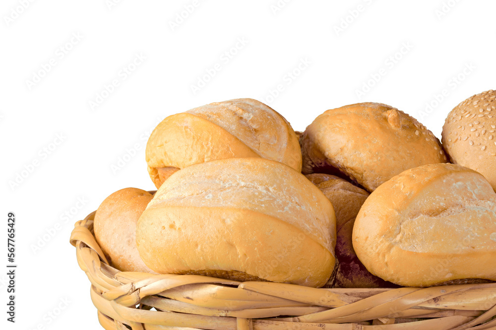 Assorted Breads in a Basket