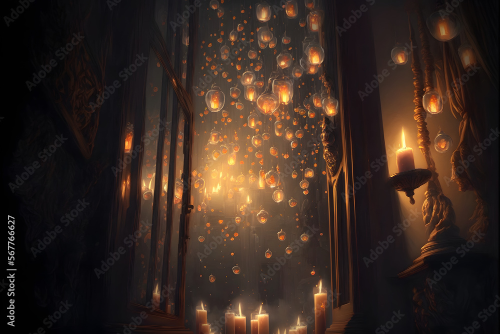 candlelights, romantic, light,
