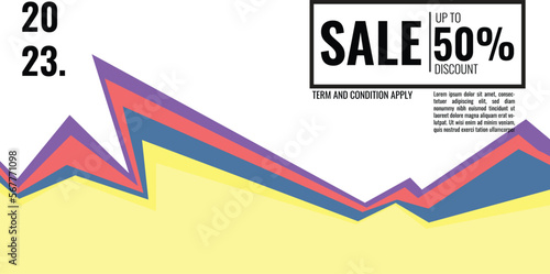 Colorful abstract geometric and fluid banner template for marketing promotion material. Giveaway, cash back, gift card, and member card bonus design template.