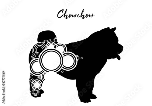 Chowchow with circular shapes