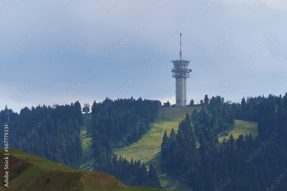 Obraz premium Blick zum Klínovec (deutsch Keilberg )