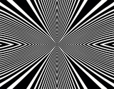  Line art optical .Wave design black and white. Digital image with a psychedelic stripes. Argent base for website, print, basis for banners, wallpapers, business cards, brochure, banner 