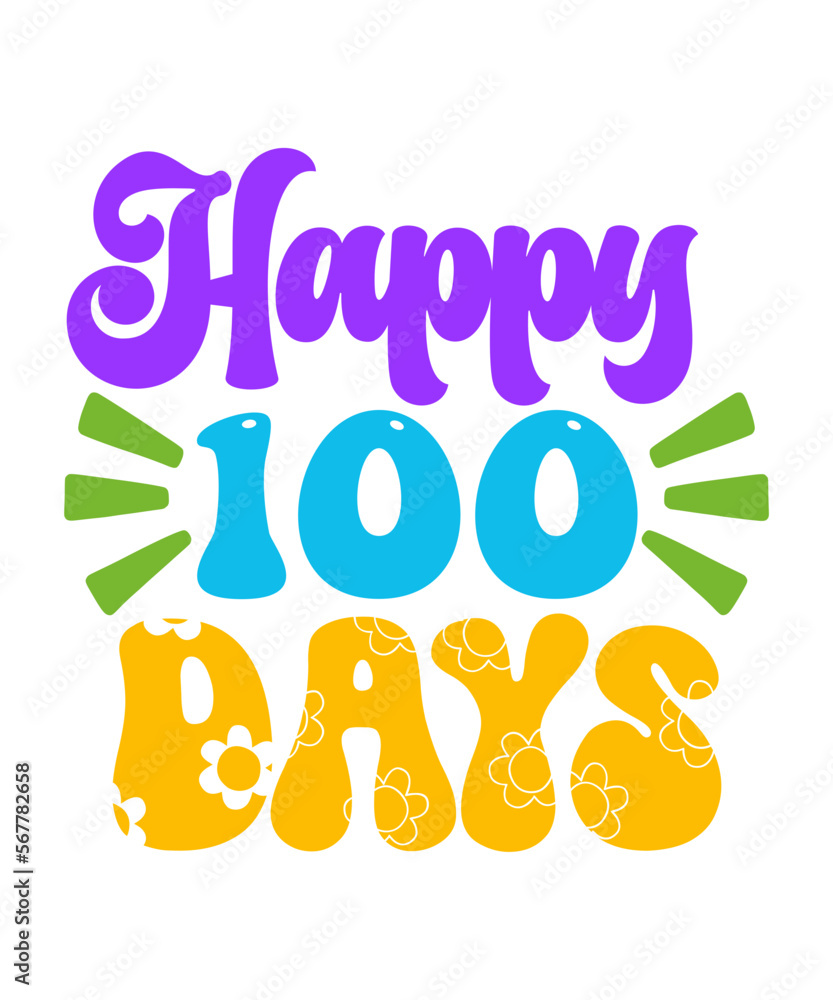 100 Days of School SVG Bundle, 100th Day of School svg, 100 Days svg